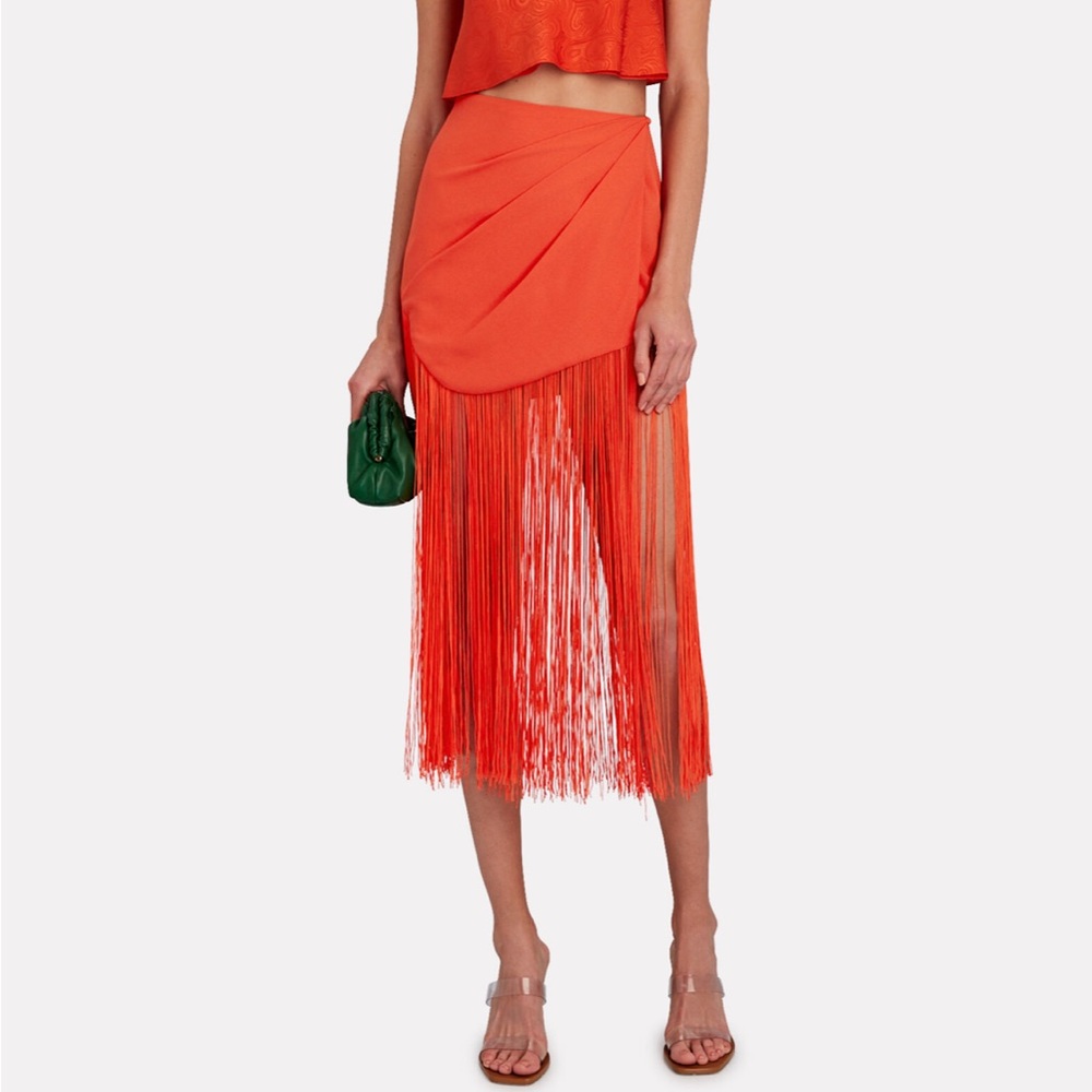 Ronny Kobo brand new fringe skirt